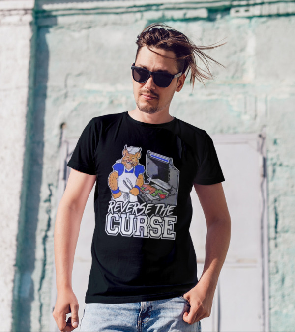Reverse The Curse Cat Grilling Gator T-Shirt
