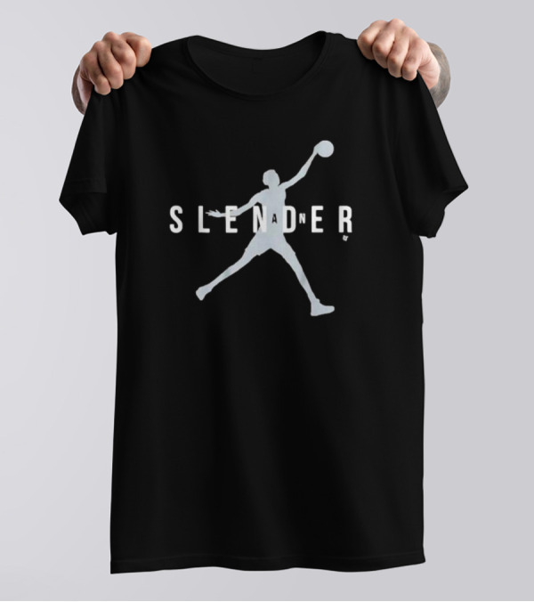 San Antonio Slender S L A N D E R Basketball T-Shirt