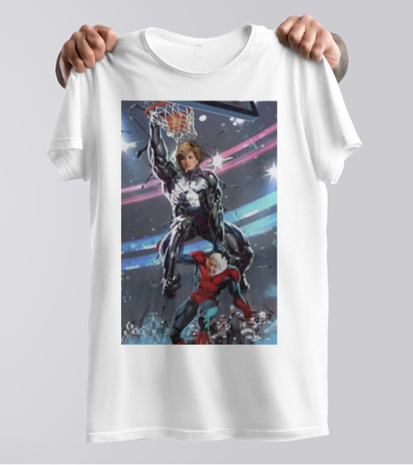 Princess Diana Venom Dunking On Spider-Man T-Shirt
