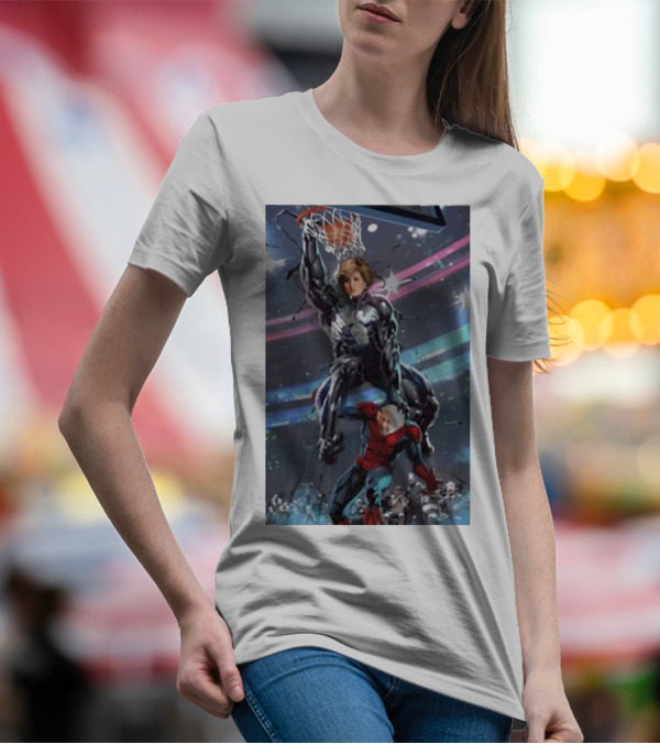 Princess Diana Venom Dunking On Spider-Man T-Shirt