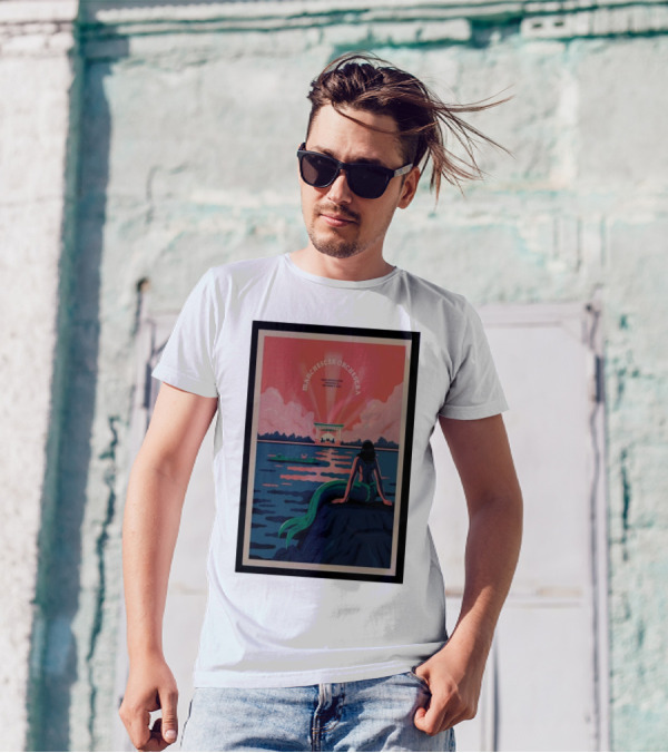 Manchester Orchestra Night Moves Fest November 04 Pensacola Mermaid T-Shirt