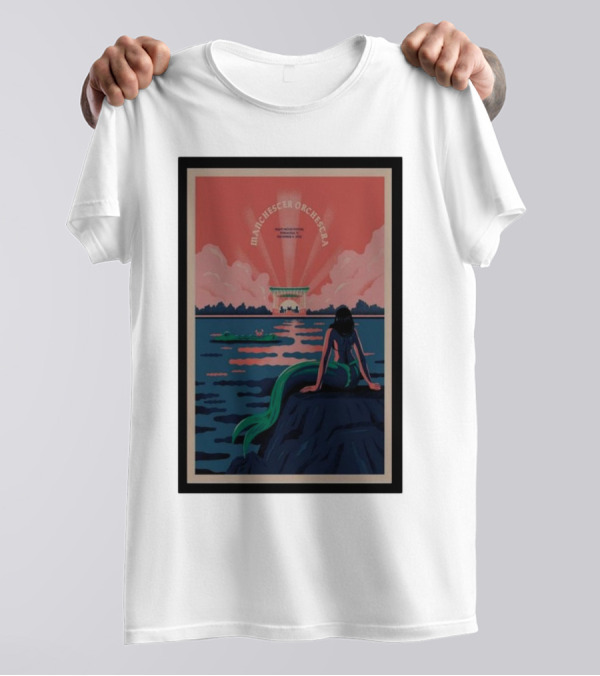 Manchester Orchestra Night Moves Fest November 04 Pensacola Mermaid T-Shirt