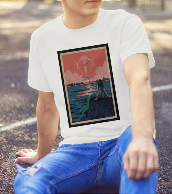Manchester Orchestra Night Moves Fest November 04 Pensacola Mermaid T-Shirt