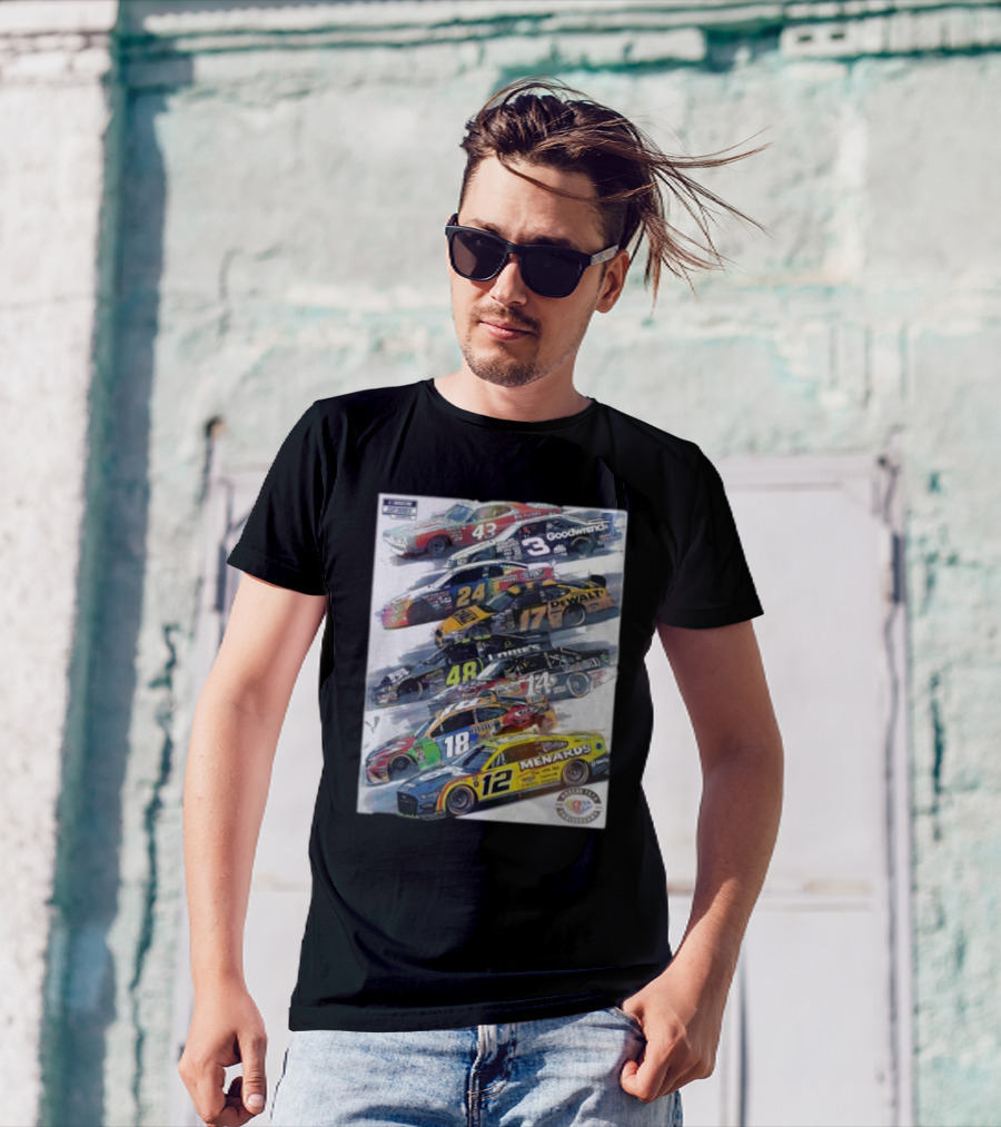 NASCAR Champions Cars 75 Years Of Heroes Racing Legends T-Shirt