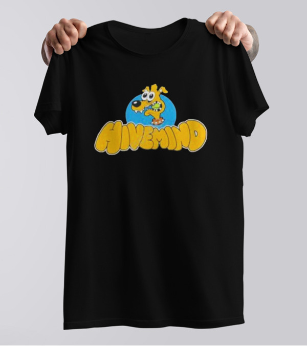 Copes Hivemind French Terry Dog Cartoon T-Shirt