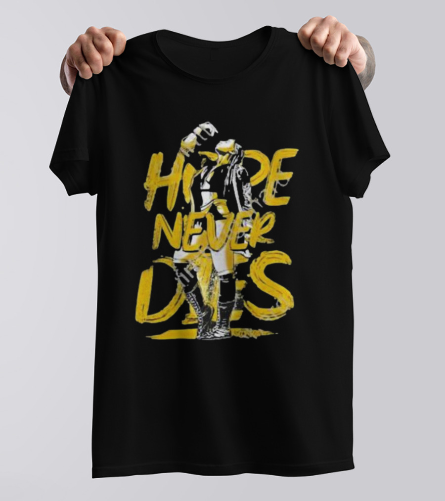 Hope Never Dies Yellow Jacket Pose T-Shirt