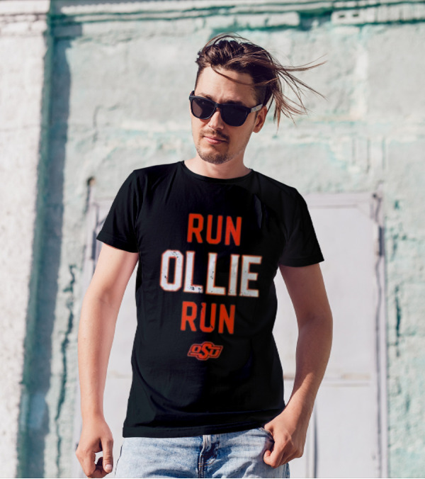 Oklahoma State University OSU Run Ollie Run T-Shirt