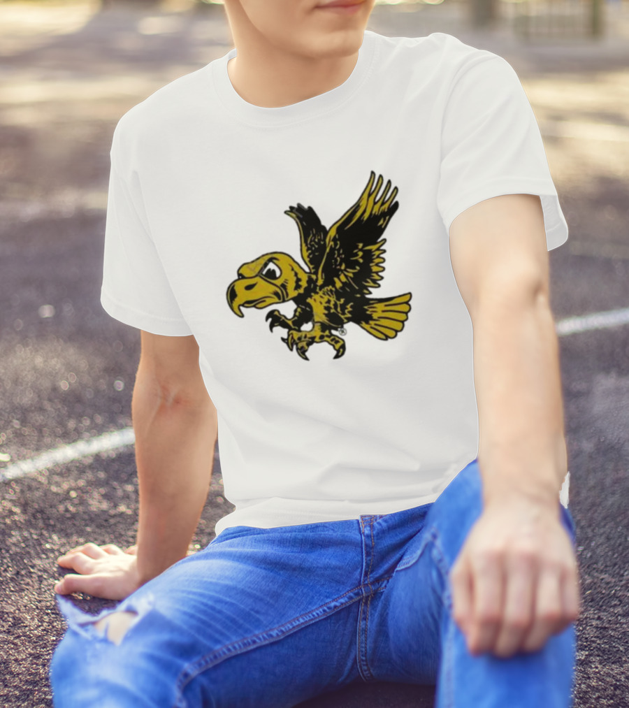 University Of Iowa Vintage Flying Herky Wall Decals T-Shirt