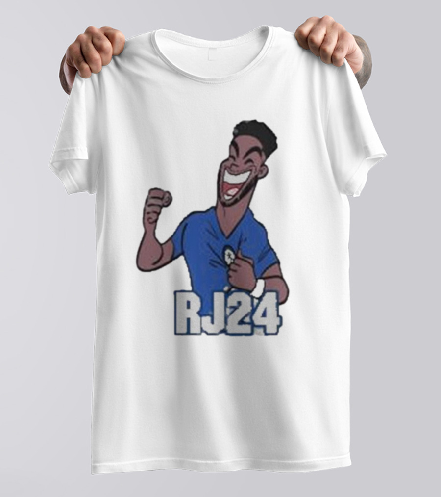 Reece James RJ24 Cartoon Blue Football T-Shirt