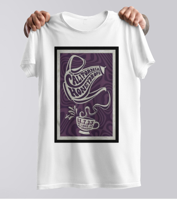 The California Honeydrops St Louis Off Broadway November 7 11.7.23 Psychedelic T-Shirt