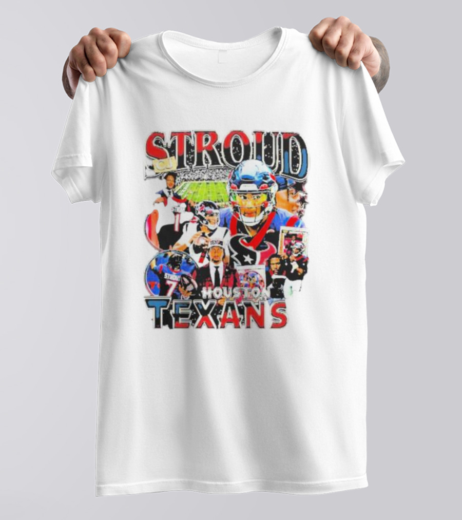 Stroud CJ Houston Texans Champions Images T-Shirt