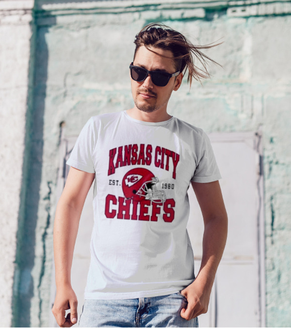Kansas City Chiefs Est 1960 Helmet Chiefs Football T-Shirt