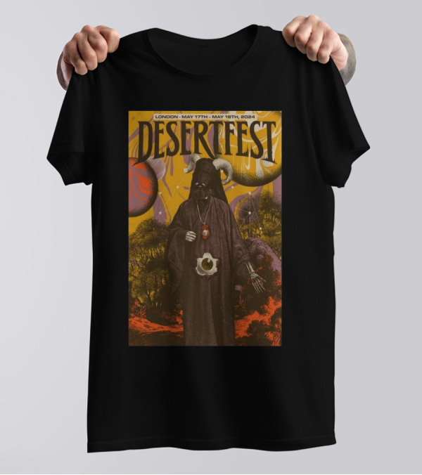Desertfest London May 17th-19th 2024 Psychedelic Shaman T-Shirt