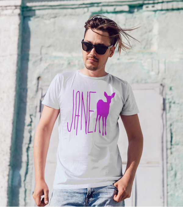 Forbidden Planet Jane Doe Pink Deer T-Shirt