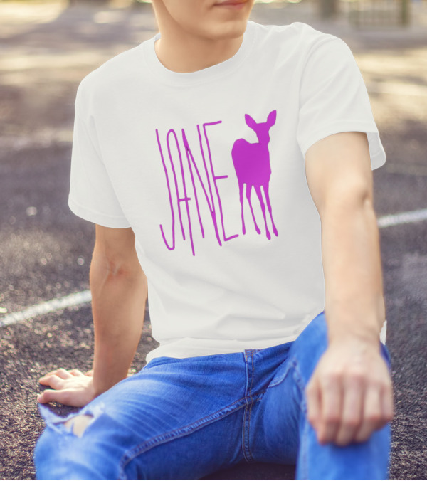 Forbidden Planet Jane Doe Pink Deer T-Shirt