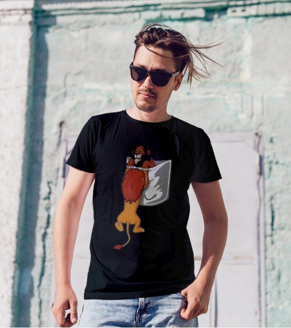 Lion Scar And Mufasa Hanging Pocket T-Shirt