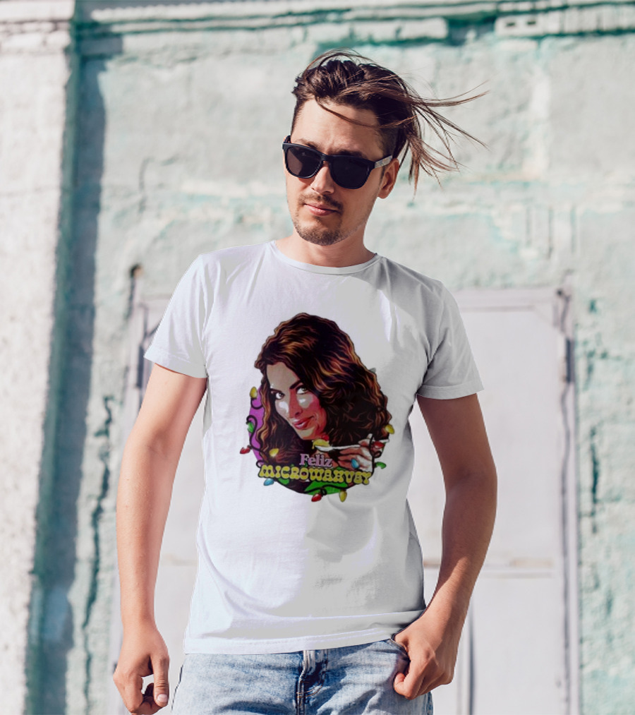Feliz Microwavery Nordacious Holiday Lights T-Shirt