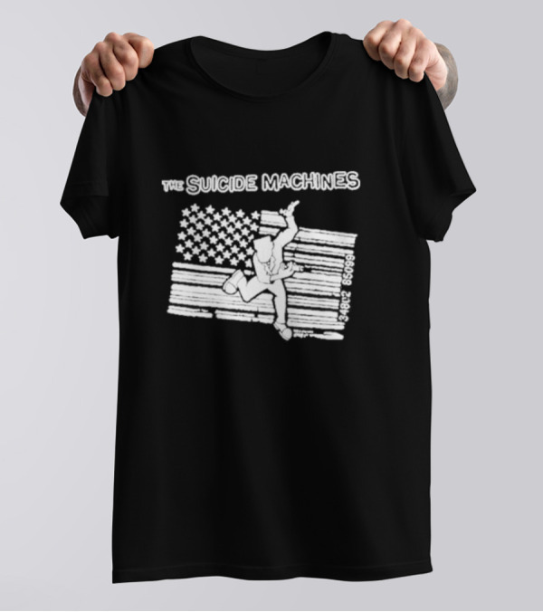 The Suicide Machines Barcode Flag Design Tsmdetroit 43828 60999 T-Shirt