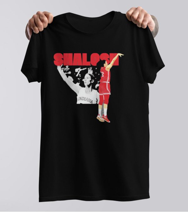Yarden Garzon Shalosh Indiana Basketball Player Action Shot T-Shirt