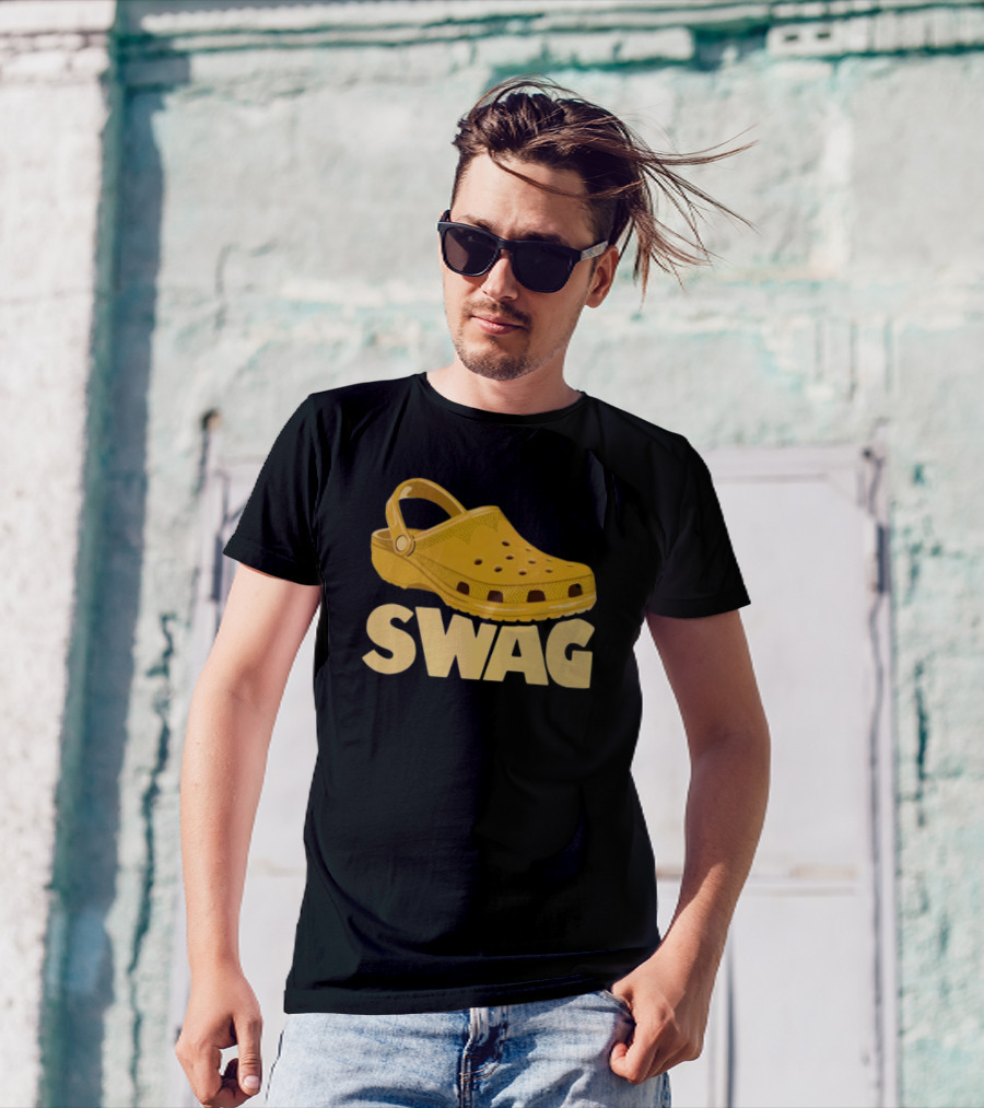 Croc Swag Yellow Clogs T-Shirt