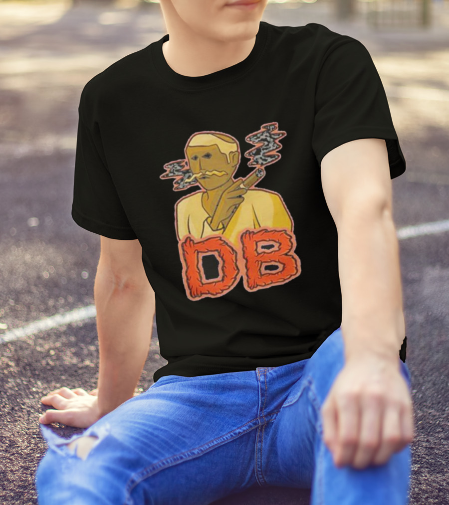 DB Character With Cigarette And Smoke T-Shirt
