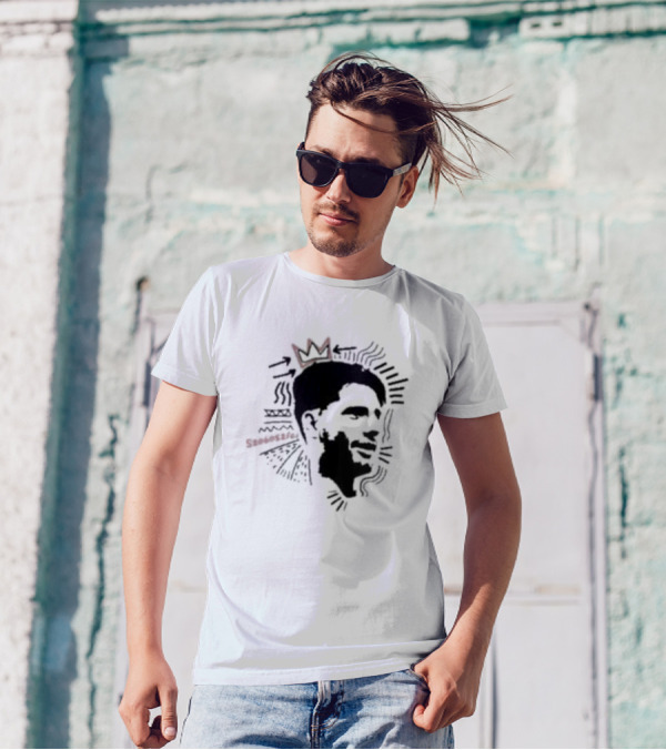 Dominik Szoboszlai Crown Graphic With Red Accents T-Shirt