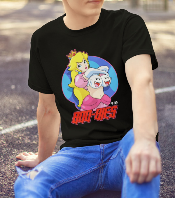 Princess Peach Boo-Bies ピーチ姫 T-Shirt
