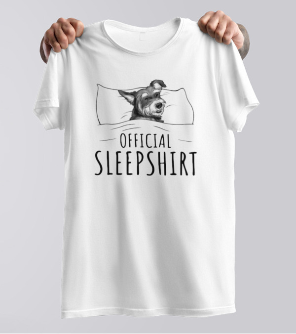 Schnauzer Official Sleep Shirt Pajama T-Shirt