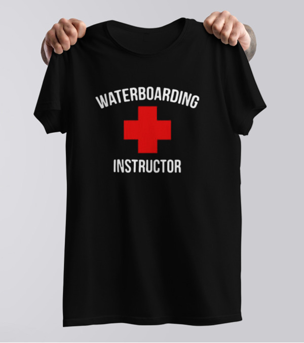 Waterboarding Instructor Red Cross T-Shirt