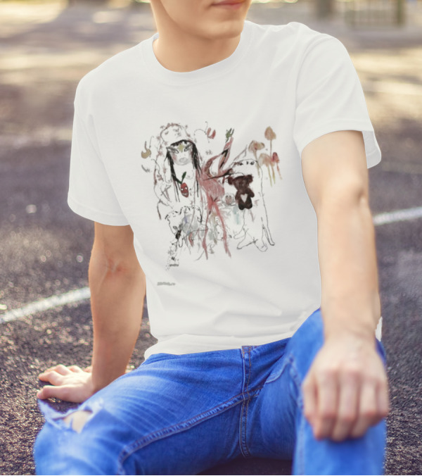 Beabadoobee Beatopia Unique Abstract Imagery With Bears And Fruits T-Shirt