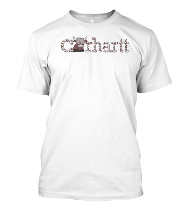 Carhartt Highland Cow Red Plaid T-Shirt