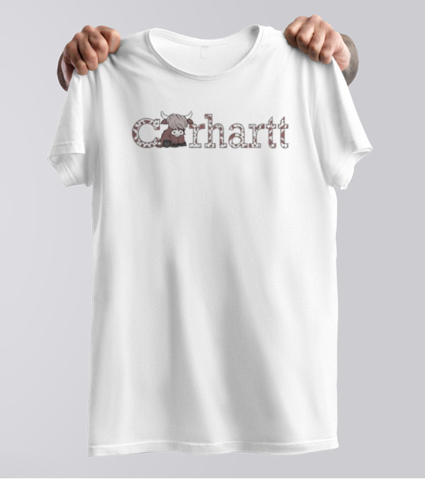 Carhartt Highland Cow Red Plaid T-Shirt