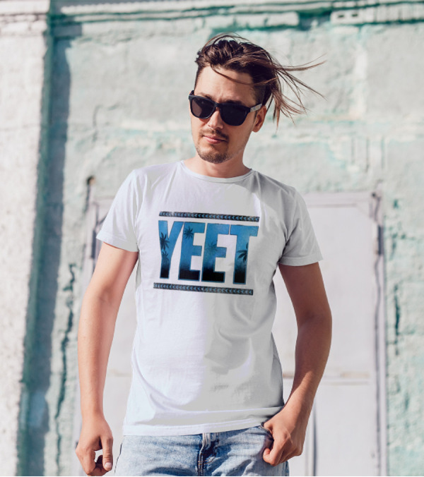 Yeet Jey Uso Tropical Print T-Shirt