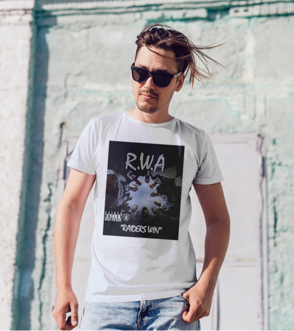Las Vegas Raiders RWA Nation Silver And Black Raiders Win T-Shirt