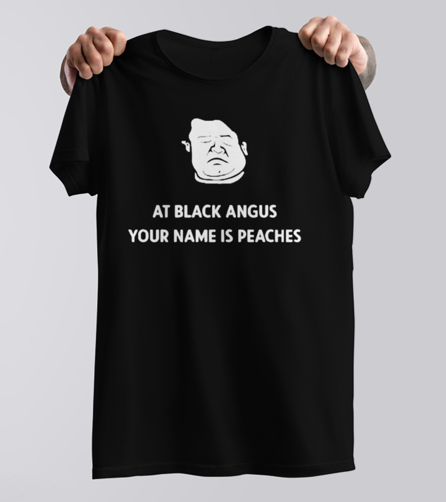 Patton Oswalt Drawing At Black Angus Your Name Is Peaches T-Shirt