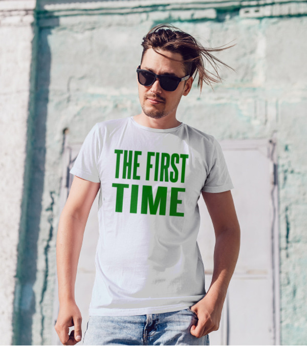 The Kid Laroi The First Time Bold Green Text T-Shirt