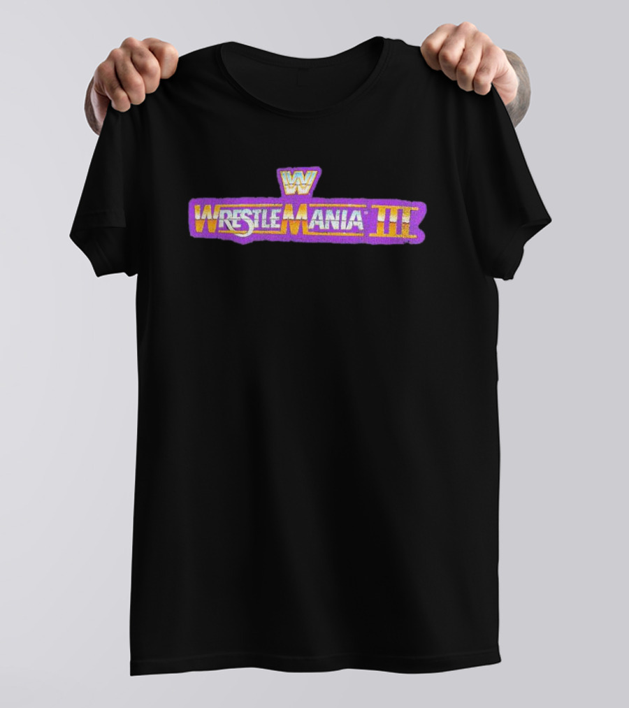 WrestleMania III Ripple Junction Retro T-Shirt