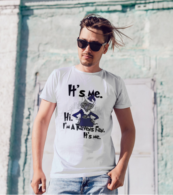It's Me Hi I'm A Ravens Fan It's Me T-Shirt