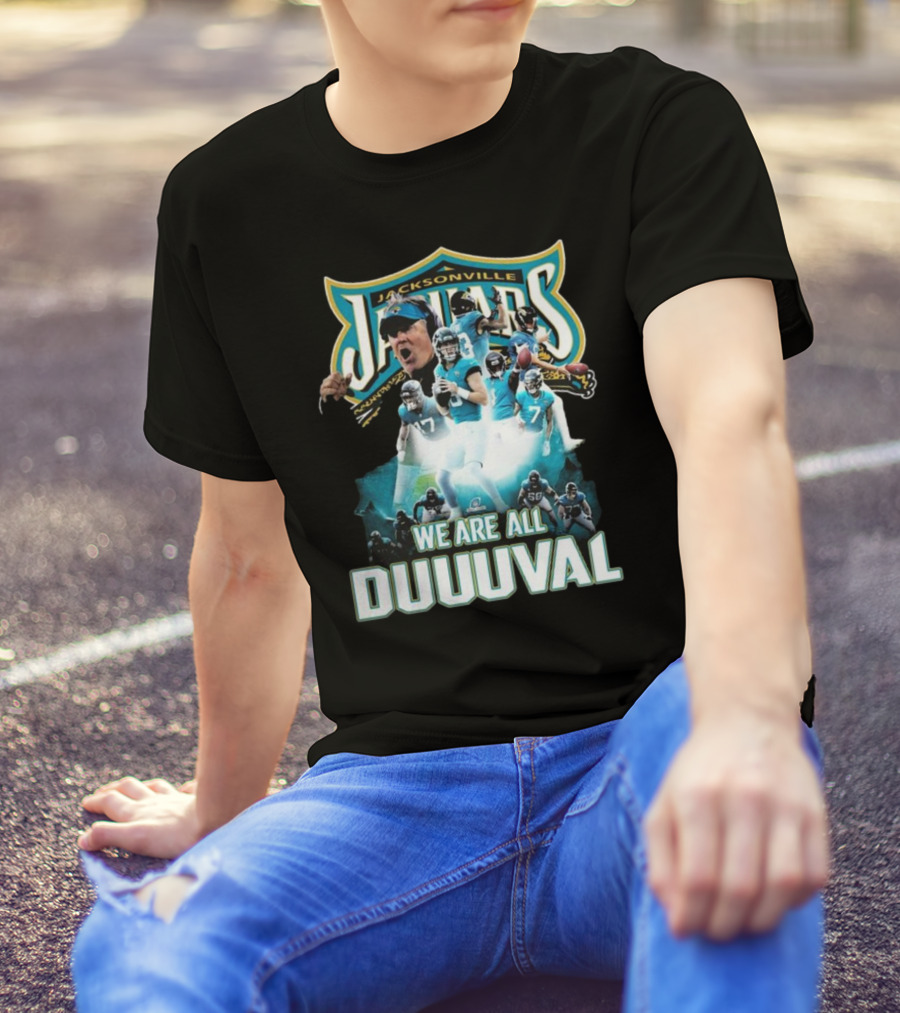 Jacksonville Jaguars Players We Are All Duuuval Victory T-Shirt