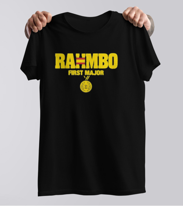 RAHMBO First Major 21 Medal T-Shirt