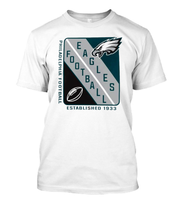 Philadelphia Football Eagles Established 1933 Shield Starter Football T-Shirt