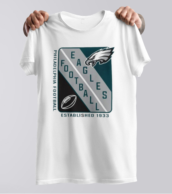 Philadelphia Football Eagles Established 1933 Shield Starter Football T-Shirt