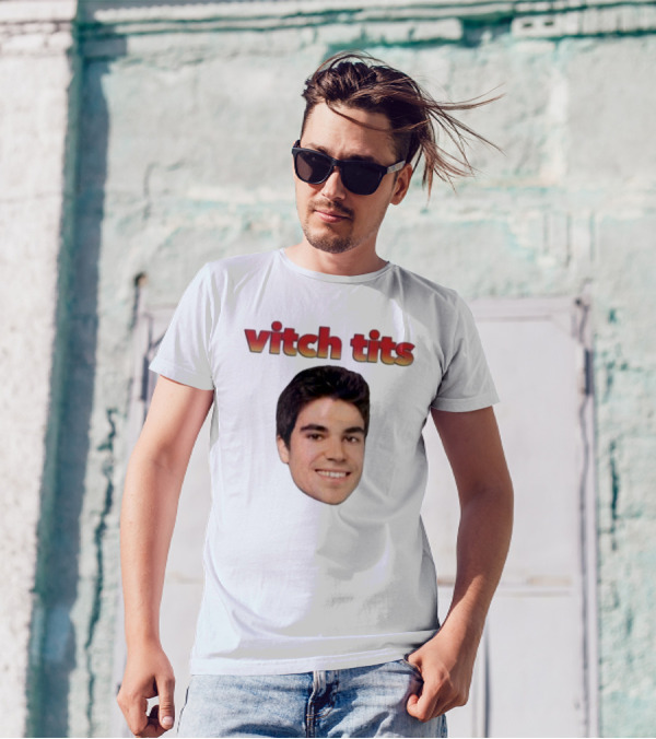 Vitch Tits Rocket Powered Mohawk F1 T-Shirt