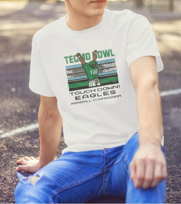 Tecmo Bowl Touchdown Eagles Randall Cunningham T-Shirt