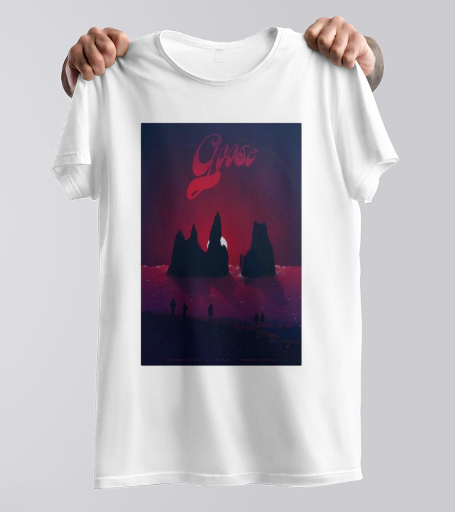 Goose Concert November 13 Ancienne Belgique Brussels Event T-Shirt