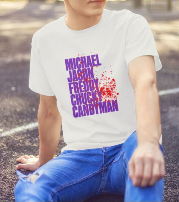 Michael Jason Freddy Chucky Candyman Horror Legends T-Shirt