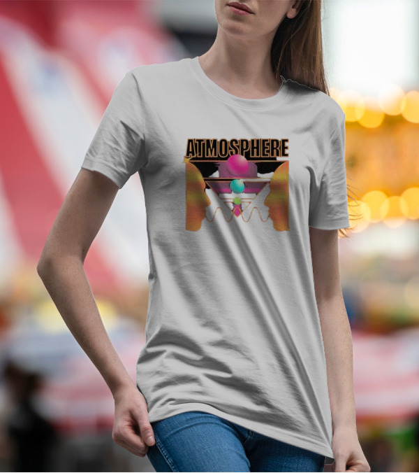Atmosphere Heads Reflection Triangles Orbs T-Shirt