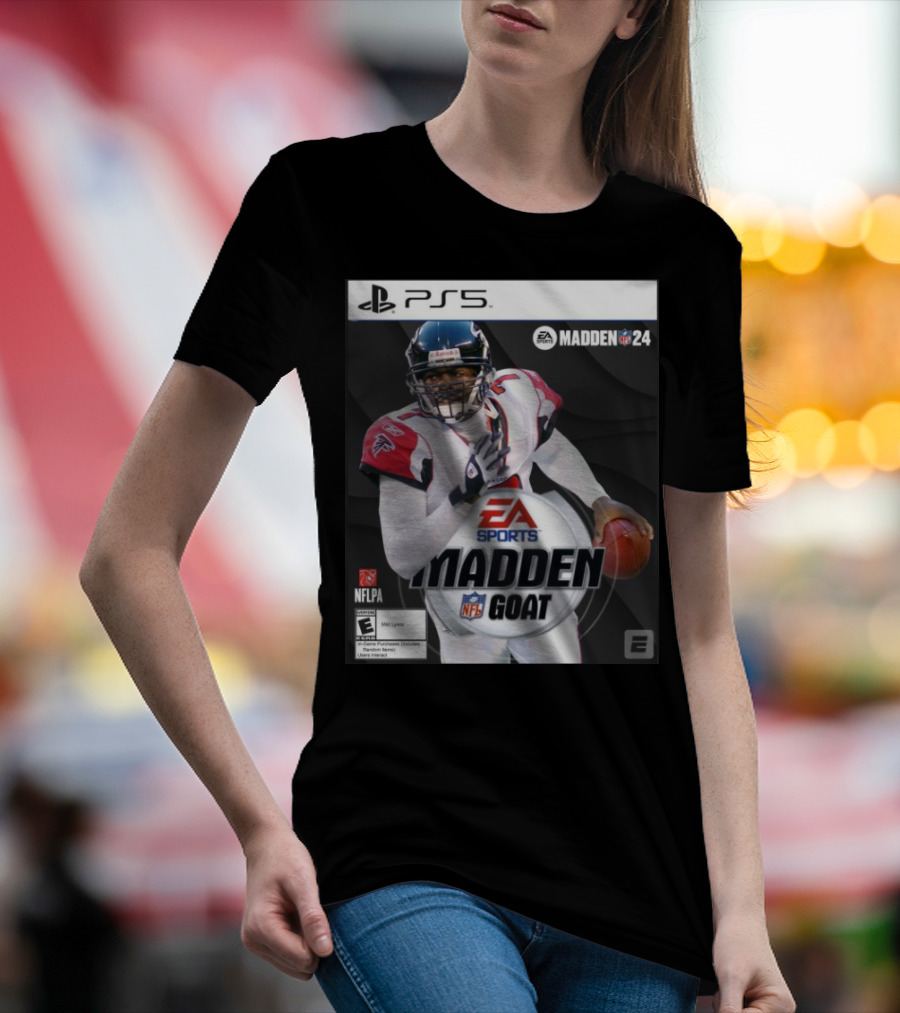 PS5 EA Sports Madden 24 NFLPA Michael Vick Madden GOAT NFL T-Shirt