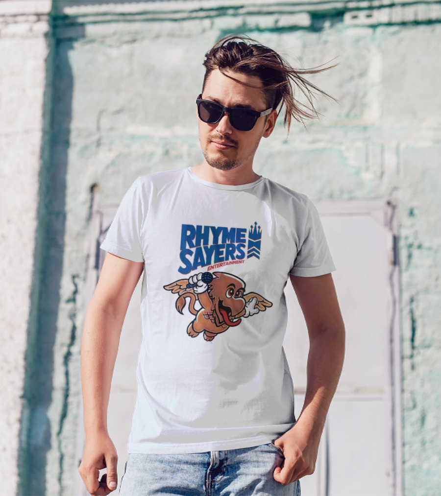 Rhymesayers Entertainment Monkey With Wings And Microphone T-Shirt
