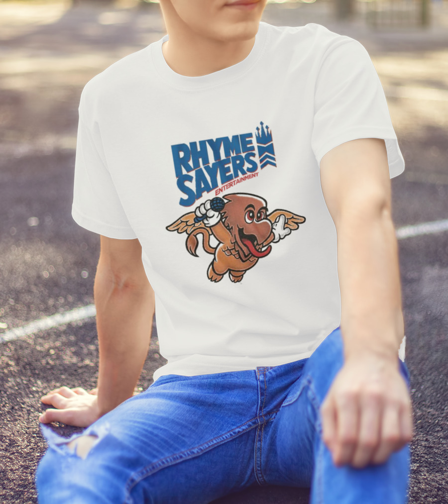Rhymesayers Entertainment Monkey With Wings And Microphone T-Shirt